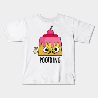 Poot-ding Funny Pudding Fart Pun Kids T-Shirt